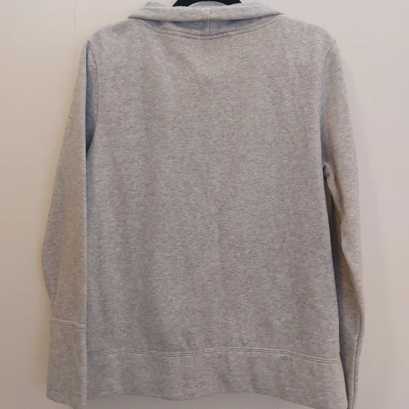 ~Puma Light Grey Mock Neck Hoodie~ - Picture 7 of 7